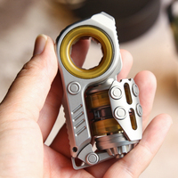 Diapason étourdissant EDC Fidget Spinner Mécanique Cliquet Curseur Push Egg Crisp Sound Décompression Metal Fingertip Toy