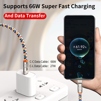 Câble de charge rapide USB-C tressé 2-en-1 de 120 cm pour iPhone, multifonctionnel, à porter en bandoulière, vente en gros d'usine, fabriqué en Chine
