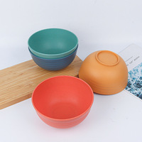 Nouveau design, bol en plastique européen, qualité alimentaire, incassable, pour restaurant, cuisine et école, sans BPA