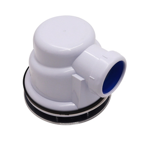 GUIDA 718030 115mm copertura cromata in plastica ABS <span class=keywords><strong>scarico</strong></span> piatto <span class=keywords><strong>doccia</strong></span> fondo stagno bianco - Product Image 3