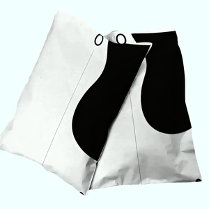 Sacs de Courrier en Plastique Personnalisés Rouges, Imprimés sur Mesure, Recyclés, Imperméables - Product Image 1