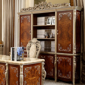 Bureau de direction de luxe de style baroque européen <span class=keywords><strong>Table</strong></span> d'écriture classique européenne en bois sculpté Meubles de bureau à domicile rétro - Product Image 4