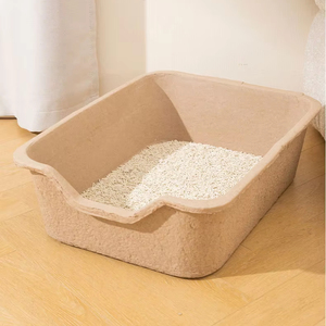Litière pour chat jetable écologique OEM en papier et carton, capacité de 14,5 L, facile à nettoyer, imperméable, robuste, intérieur/extérieur - Product Image 1