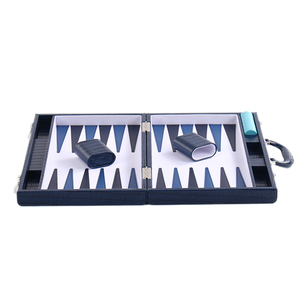 Da thủ công Chuyên Nghiệp Cá nhân hóa Bộ backgammon sang trọng với kim loại hoặc cờ Acryl - Product Image 5