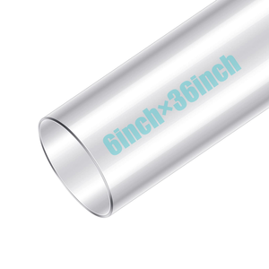 Tube Rond Transparent en <span class=keywords><strong>Polycarbonate</strong></span> Incassable de Haute Qualité, Vente en Gros Usine, Personnalisable - Product Image 6