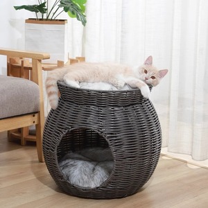 Cat Nook Woven Four Seasons Universal Cat Litter Box <b>Swing</b> Chair Summer <b>Hammock</b> Semi-Enclosed Pet Nest Cat Cage Villa Dog Nest - Product Image 6