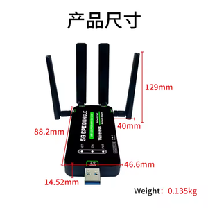 Vente flash : Dongle 5G CPE avec emplacement <span class=keywords><strong>pour</strong></span> <span class=keywords><strong>carte</strong></span> <span class=keywords><strong>SIM</strong></span>, cartes réseau Internet, port <span class=keywords><strong>USB</strong></span> 5G, adaptateur Ethernet, dongle 5G avec antenne externe - Product Image 6