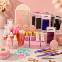 Kit d'entraînement et d'exercice pour cils VEYES, ensemble de têtes de mannequin pour maquillage, kits d'extension de cils individuels à marque privée
