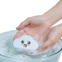 Bombes de bain et balles effervescentes pour la douche, personnalisées en usine, biologiques, mignonnes en forme de nuage, arc-en-ciel, véganes, sans alcool, en gros, OEM/ODM, pour enfants, amusantes