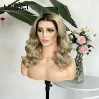 Perruque Lace Front HD Transparente 13x4 Cheveux Humains Vierges Vietnamiens Bruts Ondulés Blond Cendré Pré-Pluckée Fournisseur en Gros