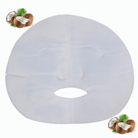 Masque facial en biocellulose de noix de coco sans sérum, masque en feuille, beauté de la peau, hydratant naturel et biologique pour femme, service tout-en-un