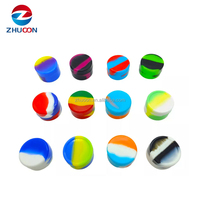 Pot en silicone écologique pour cire, format voyage, 2ml, 3ml, 5ml, 7ml