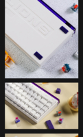 FGG FIERCE GAMING GEAR MADLIONS Clavier magnétique filaire Nano68 Nouveau style de fonctionnement mécanique pour les jeux et le bureau