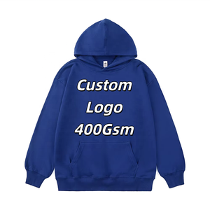 เสื้อฮู้ดดี้แบบยูนิเซ็กซ์ ผ้าฝ้าย 100% หนัก 300 กรัม ผ้าเฟรนช์เทอร์รี่  ไม่มีลาย สกรีนโลโก้ได้ ขายส่ง - Product Image 1