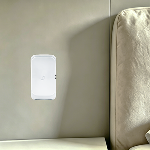 LUCKARM Sonnette Blanche Étanche Portée 280M Hôtel Appartement Sonnette Intelligente <span class=keywords><strong>Carillon</strong></span> - Product Image 2