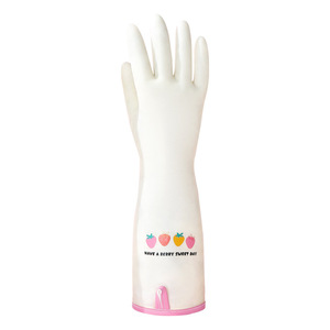 Guantes de Nitrilo de 33 cm de Largo, Duraderos, Antideslizantes, Resistentes a Pinchazos, para Uso Doméstico y en la Cocina, con Diseño de Dibujos Animados - Product Image 2