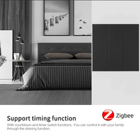 ZigBee Smart Wall Switch ABS Durable 3 voies neutre fil interrupteur de lumière Alexa Google domotique EU UK Max 240v