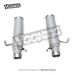 Tubo de bajada de motor de fábrica para Mclaren <span class=keywords><strong>Artura</strong></span> 3,0 T <span class=keywords><strong>Spider</strong></span> 2023-2024 Motor de acero inoxidable Sistema de escape de tubo recto - Product Image 5