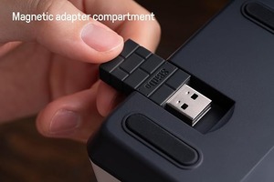 Clavier numérique mécanique 8Bitdo Retro 18 touches, compatible PC standard, hot-swappable, raccourcis BT/2.4G, <span class=keywords><strong>pour</strong></span> Windows, Android, calculatrice - Product Image 3