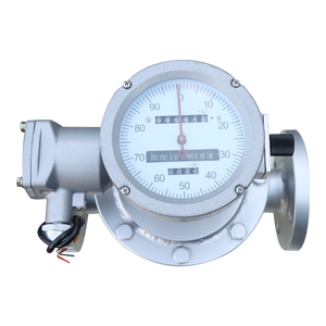 좋은 품질 가솔린 오일 주철 고정밀 타원형 기어 디젤 연료 스테이션 유량계 - Product Image 3