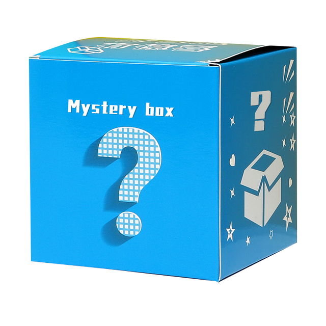 Custom Folding Lucky Surprised Gift Box Paper Innovate Empty Surprise Package Mystery Box