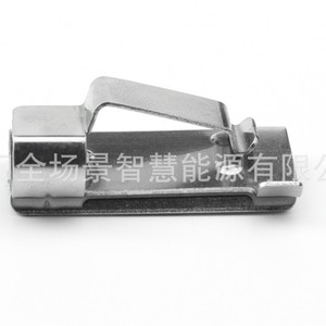 C Shape Stainless Steel <b>Cable</b> Clip For <b>Solar</b> <b>Panel</b> 6 Square Millimeter 4 Wire Fixation Component - Product Image 2