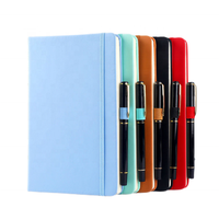 Carnet de notes en cuir PU personnalisé A5 B6 avec sangle élastique, logo imprimé, pour bureau, journal intime, bloc-notes