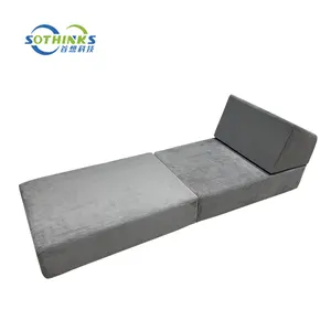 Removable Washable Lounge Suite Sofa Set Living Room Furniture Sofa Bed Sectional Design Lounge Couch Tri Folding Couch Bed