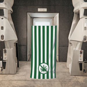 ผ้าเช็ดตัวชายหาดไมโครไฟเบอร์สุดหรูแบบขายส่ง แห้งเร็ว ไม่ติดทราย ลายทางทรอปิคอล พิมพ์ลายฤดูร้อน - Product Image 2