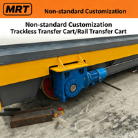 Chariot de transfert électrique sans rail robuste, directionnel, à commande sans fil pour le déplacement de marchandises entre ateliers