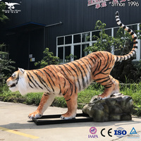 Model Harimau Simulasi Tinggi Animatronik Serangga Hewan Robotik Realistis untuk Taman Bertema Hutan dengan Sertifikat CE