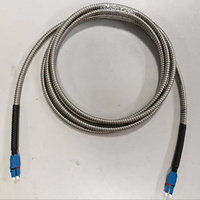 Cordon de raccordement à fibre optique blindé LC Uniboot entièrement blindé CPRI en acier inoxydable Ultra Flex étanche extérieur Duplex 2 cœurs