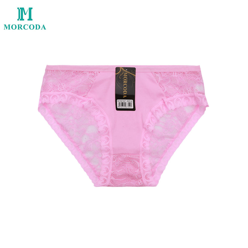 Morcoda Women's Lace Panties Low-Rise Mix Colors YARN DYED Soft Knitted Good Quality Bulk Dozen Sale Pack of 12pcs Mixed Size