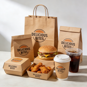 Muestra Gratuita, Cajas de Cartón Corrugado para Comida Rápida, Personalizadas al por Mayor, de Grado Alimenticio, para Hamburguesas y Papas Fritas - Product Image 1