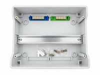 Boîtier de Combinaison PV 12 Voies WRDZ avec Double Barre de Busbar en Cuivre, Porte Verrouillable, Étanchéité IP65, pour Distribution Solaire