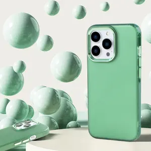 Funda de teléfono móvil esmerilada a prueba de golpes para iPhone 14 13 12 Pro Max funda trasera de teléfono móvil