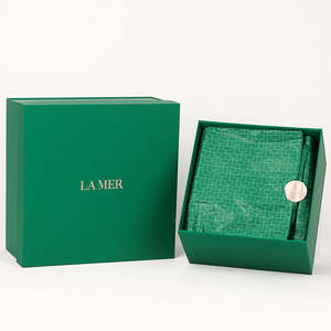 Boîte et boîte de papier de bijoux vert de logo personnalisé pour l'emballage de bijoux d'habillement - Product Image 2