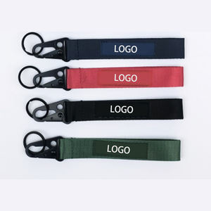 Vente chaude d'usine, porte-clés tissé personnalisé en tissu de vol, broderie, avec votre propre logo - Product Image 1