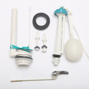 Pièces de chasse d'eau et mécanisme de <span class=keywords><strong>réservoir</strong></span> <span class=keywords><strong>WC</strong></span> en PP et ABS à économie d'eau pour salle de bain et hôtel, fixation murale - Product Image 1