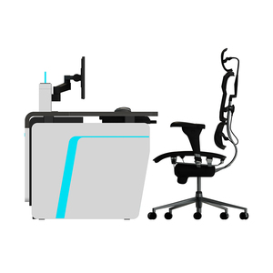 Muebles de Sala de Control de Seguridad con Diseño de Iluminación LED Moderna, Consola para Centro de Monitoreo, Escritorio para Centro de Comando - Product Image 2
