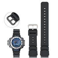 Bracelet de montre en silicone pour Casio PRO-TERK PRT-40IS, bracelet de remplacement avec boucle à ardillon en métal, bracelet de montre en caoutchouc Protrek de 20mm