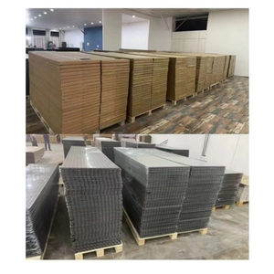 Panneau acoustique en bois à lattes en fibre de polyester MDF, placage pour décoration murale intérieure de bureau et maison, design graphique DIY - Product Image 6