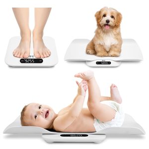 Nouvelle conception 2026 – Pèse-personne électronique 2-en-1 pour bébés, enfants, animaux domestiques et adultes, capacité 180 kg, avec plateau amovible, précision 0,001 kg - Product Image 1