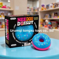 Jouet à presser réaliste en forme de beignet du Zhejiang, anti-stress et de décompression, populaire auprès des influenceurs, best-seller transfrontalier, idéal pour les cadeaux promotionnels en salons professionnels