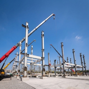 Kits de construction préfabriqués <span class=keywords><strong>en</strong></span> acier pour entrepôts et ateliers industriels, conception personnalisée, installation facile, prix d'usine - Product Image 6