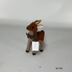 Hay thay đổi cảm thấy rừng & trang trại động vật Đồ trang trí Giáng sinh: Cáo, Tuần lộc & chó với áo len lễ hội, quả mọng & chuông - Product Image 3