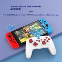 Manette de jeu sans fil S11 pour smartphones et PC, en ABS, avec fonction de réveil, vibration et détection de mouvement, style arcade