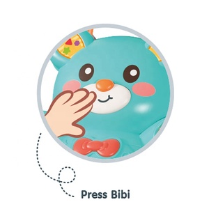 Bao Han <span class=keywords><strong>Trotteur</strong></span> musical éducatif 2-en-1 en plastique à motif de dessin animé pour bébé, vente en gros - Product Image 4
