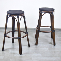 Tabouret de bar moderne en aluminium pour l'extérieur, étanche pour les repas, les hôtels, les bars et les chambres à coucher.