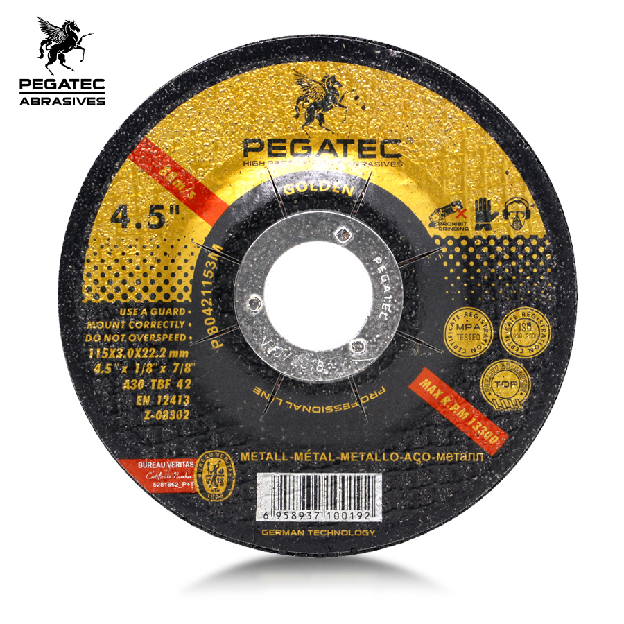 Металлический режущий диск pegatec115 * 3,0*22,2 мм, супер 4,5 дюйма, хорошее качество